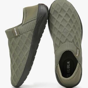 Men’s/Women’s Olive Slip-On Knit Sneaker Kubua